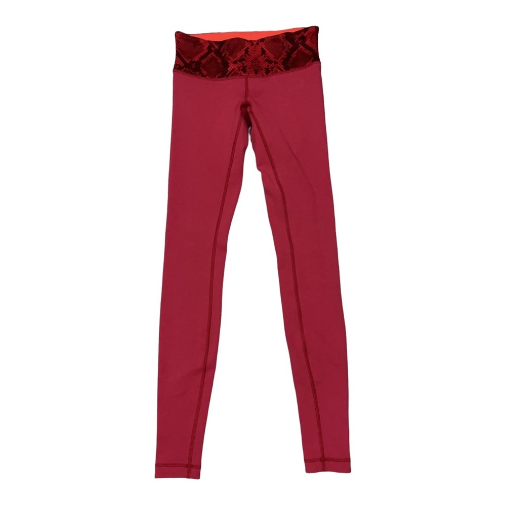 LULULEMON Wunder under leggings red F1-21